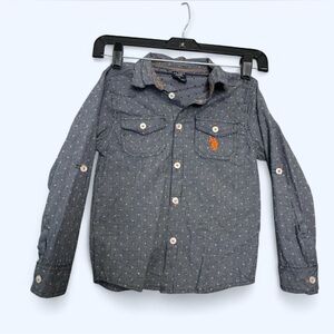 U.S. Polo Assn. Navy Button-Down Shirt for Kids